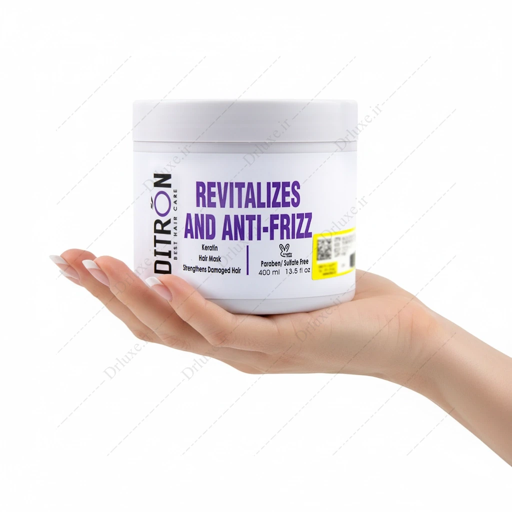 ماسک مو حاوی کراتین و روغن آرگان دیترون 400 میلی‌لیتر